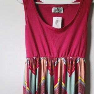 Hot pink summer dress